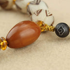 Fortune Jewel Tibetan Mala White Bodhi Seed Peace Bracelet