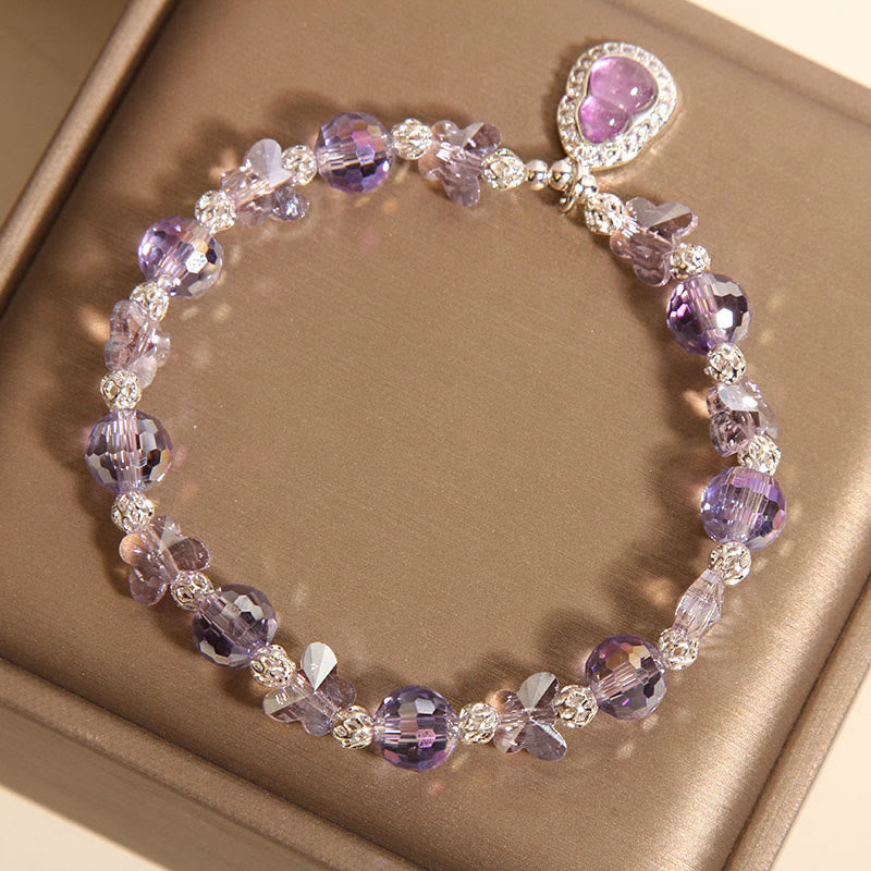 Fortune Jewel Butterfly Gourd Amethyst Citrine Labradorite Balance Bracelet