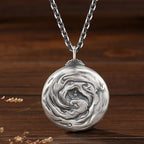 Fortune Jewel Copper Buddha Demon Pattern Compassion Pendant Necklace