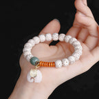 Fortune Jewel Hand PolishedStar Moon Bodhi Seed Elephant Pattern Inner Peace Bracelet