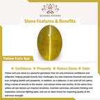 Fortune Jewel Yellow Cat's Eye Stone Pearl Gourd Prosperity Bracelet