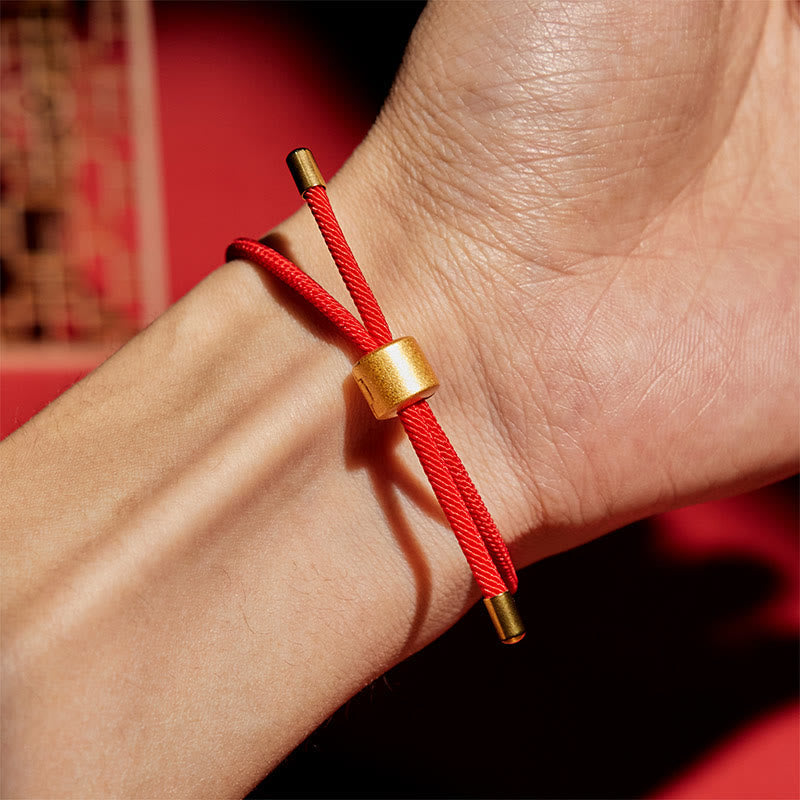 Fortune Jewel Lucky Red String Bracelet
