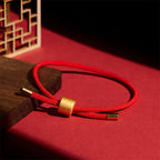 Fortune Jewel Lucky Red String Bracelet