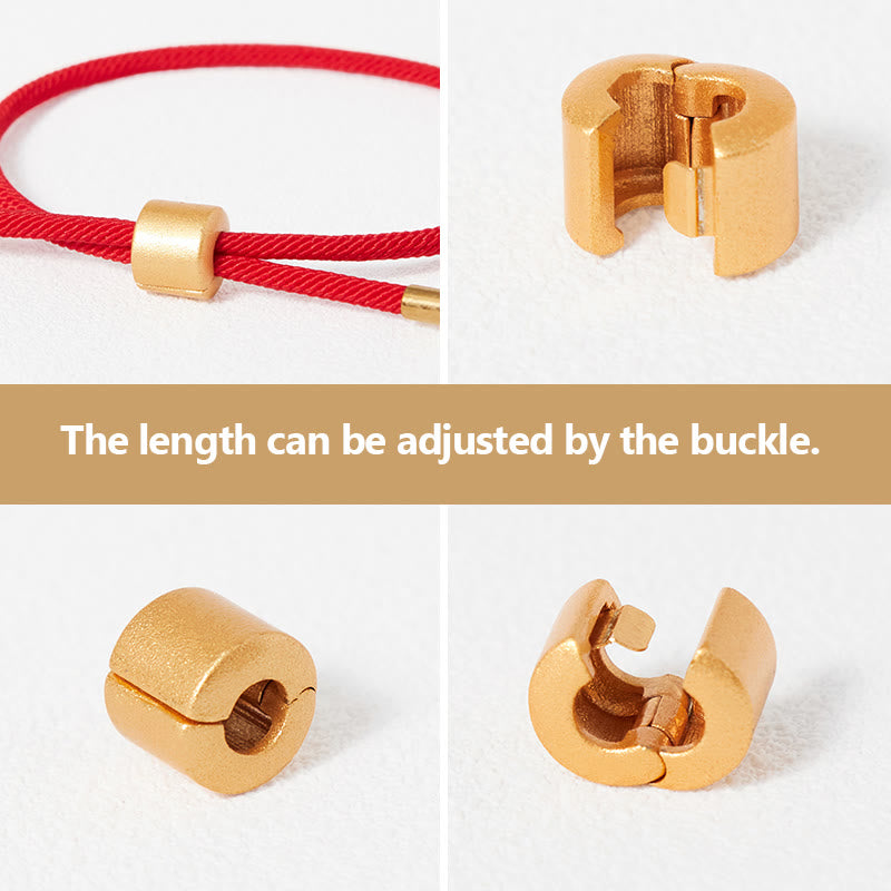 Fortune Jewel Lucky Red String Bracelet
