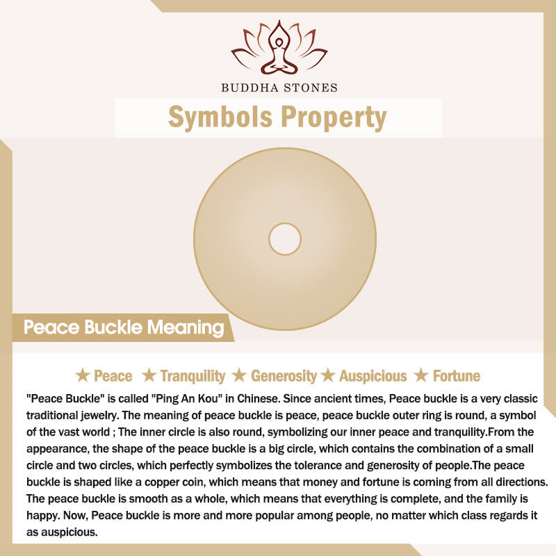 Fortune Jewel Peace Buckle Copper Coins Jade Red String Connection Bracelet Anklet