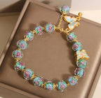 Buddha Stones "Hoping for Love and Transformation" Butterfly Bracelet Includes Gift Message Card Fortune Jewel