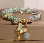 Buddha Stones "Hoping for Love and Transformation" Butterfly Bracelet Includes Gift Message Card Fortune Jewel