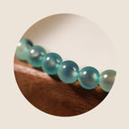 Fortune Jewel Natural Colorful Candy Agate Golden Lotus Pod Healing Bracelet