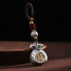 Fortune Jewel Fu Character Money Bag Making Money Every Day Fortune Key Chain