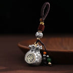Fortune Jewel Fu Character Money Bag Making Money Every Day Fortune Key Chain