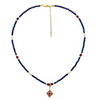 Fortune Jewel Lazurite Pearl Positive Necklace Pendant