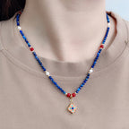 Fortune Jewel Lazurite Pearl Positive Necklace Pendant