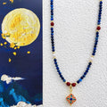 Fortune Jewel Lazurite Pearl Positive Necklace Pendant
