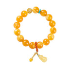 Fortune Jewel Amber Gourd Multilayer Confidence Bracelet