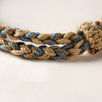 Fortune Jewel Handmade Tibetan Dzi Bead Wealth Protection Braided String Bracelet