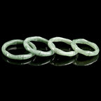 Fortune Jewel Natural Bamboo Design Jade Abundance Ring