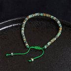 Buddha Stones Turquoise Purification Spacer Bead Bracelet