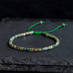 Buddha Stones Turquoise Purification Spacer Bead Bracelet