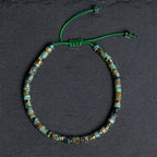 Buddha Stones Turquoise Purification Spacer Bead Bracelet