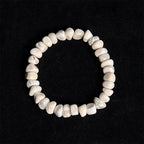 Fortune Jewel White Turquoise Irregular Blocks Courage Bracelet