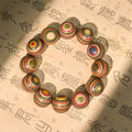 Fortune Jewel Colorful Rainbow Eucalyptus Balance Bracelet