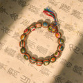 Fortune Jewel Colorful Rainbow Eucalyptus Gourd Positive Bracelet Fortune Jewel