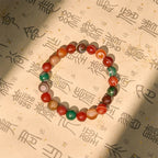 Fortune Jewel Natural Alashan Agate Confidence Bracelet