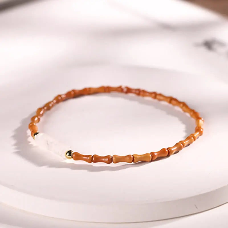 Fortune Jewel Ultra-fine Olive Pit Peace Bracelet Fortune Jewel