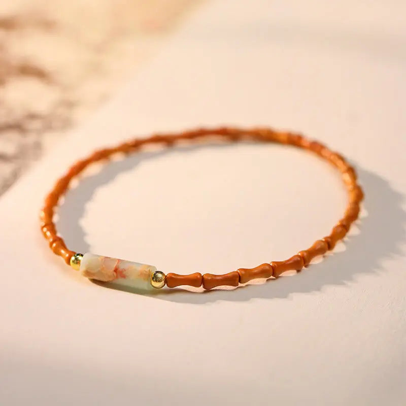 Fortune Jewel Ultra-fine Olive Pit Peace Bracelet Fortune Jewel