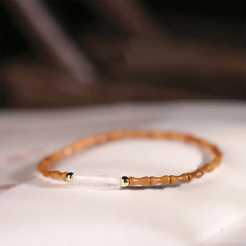Fortune Jewel Ultra-fine Olive Pit Peace Bracelet Fortune Jewel
