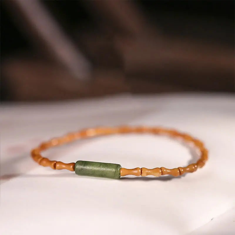 Fortune Jewel Ultra-fine Olive Pit Peace Bracelet Fortune Jewel