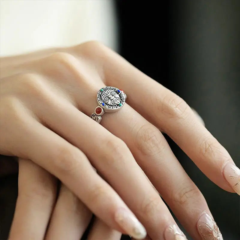 Fortune Jewel Zakiram Copper Adjustable Wealth Open Ring Fortune Jewel