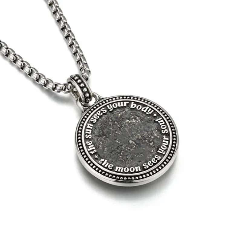 Fortune Jewel Snake Yin Yang Symbol Copper Wealth Necklace Pendant Fortune Jewel