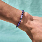 Fortune Jewel Amethyst Hematite Spiritual Awareness Bracelet Fortune Jewel