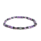Fortune Jewel Amethyst Hematite Spiritual Awareness Bracelet Fortune Jewel