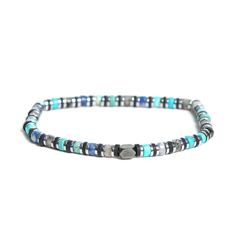 Fortune Jewel Various Stones Hematite Turquoise Emperor Stone Powerful Support Bracelet Fortune Jewel