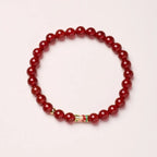 Fortune Jewel Natural Red Agate Lucky Koi Fish Confidence Bracelet Fortune Jewel