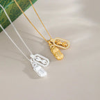Fortune Jewel 925 Sterling Silver Mini PiXiu Dorje Vajra Wealth Necklace Pendant Fortune Jewel