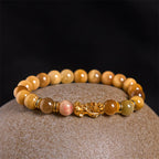 Fortune Jewel Various Color Tiger Eye Beads Spacer Beads Pixiu Wealth Courage Bracelet