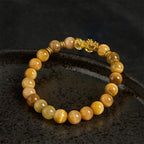 Fortune Jewel Various Color Tiger Eye Beads Spacer Beads Pixiu Wealth Courage Bracelet