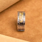 Fortune Jewel Dragon Pattern Heart Sutra Copper Strength Ring Fortune Jewel