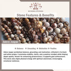 Fortune Jewel Zebra Jasper Agate Bead Positive Bracelet Fortune Jewel