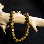 Fortune Jewel Copper Brass Lightning Struck Jujube Wood Beads Wealth Bracelet Fortune Jewel