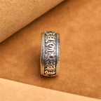 Fortune Jewel Om Mani Padme Hum Copper Adjustable Wealth Ring Fortune Jewel