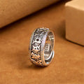 Fortune Jewel Om Mani Padme Hum Copper Adjustable Wealth Ring Fortune Jewel