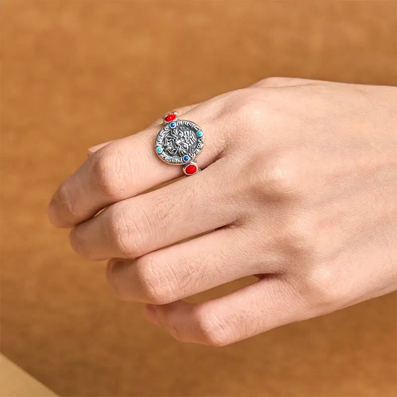 Fortune Jewel Zakiram Copper Adjustable Wealth Open Ring Fortune Jewel