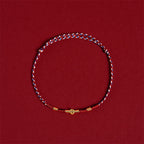 Fortune Jewel Handmade Braided Red String Copper Coins Luck Bracelet Fortune Jewel