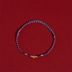 Fortune Jewel Handmade Braided Red String Copper Coins Luck Bracelet Fortune Jewel