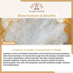 Fortune Jewel 108 Mala Beads Natural Quartzite Wealth Luck Bracelet