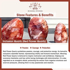 Fortune Jewel 925 Sterling Silver Cat Head Natural Red Flower Quartz Protection Necklace Pendant Fortune Jewel
